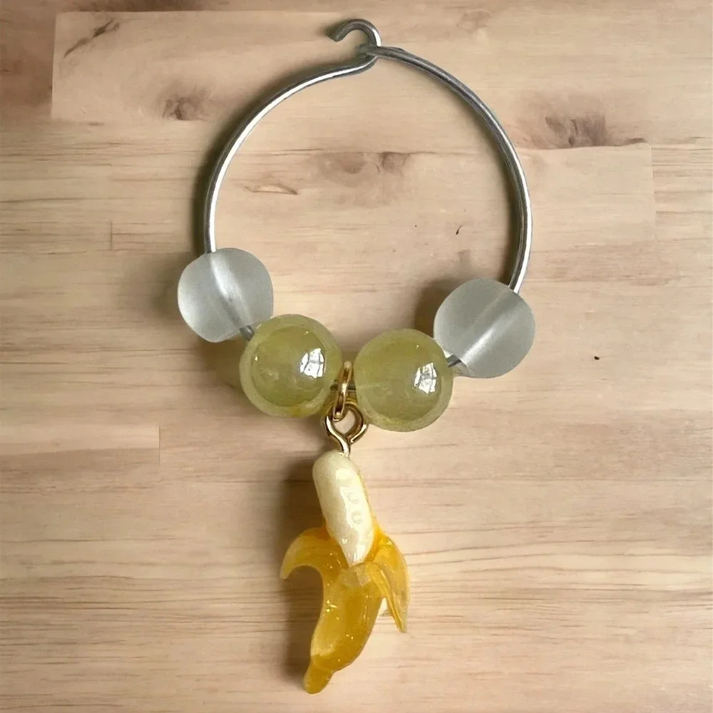 🍄Fruity Wine Glass Charms